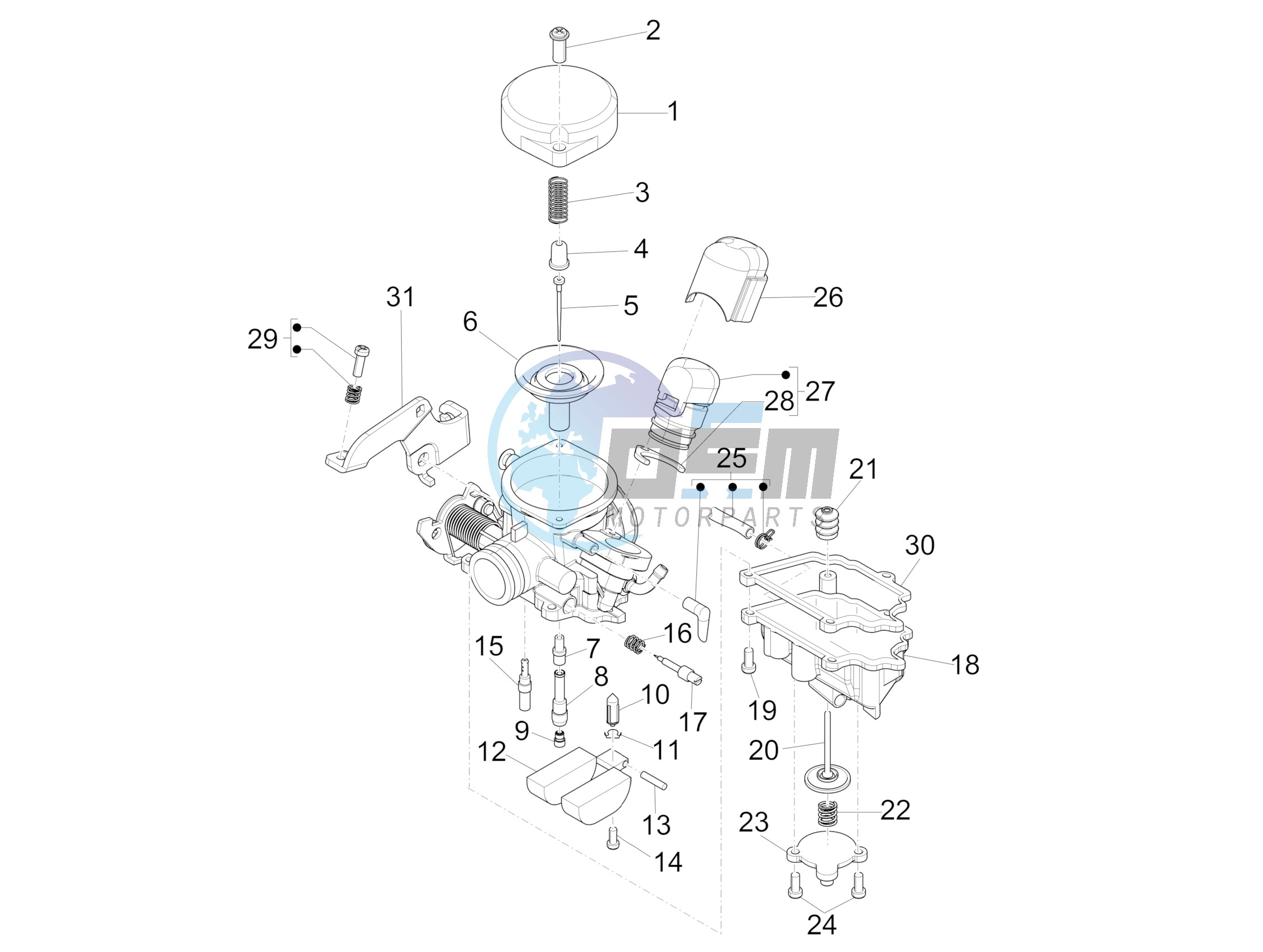 Carburetor's components