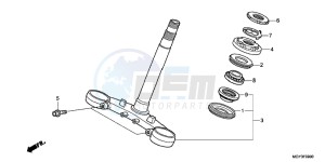 VFR800XC drawing STEERING STEM