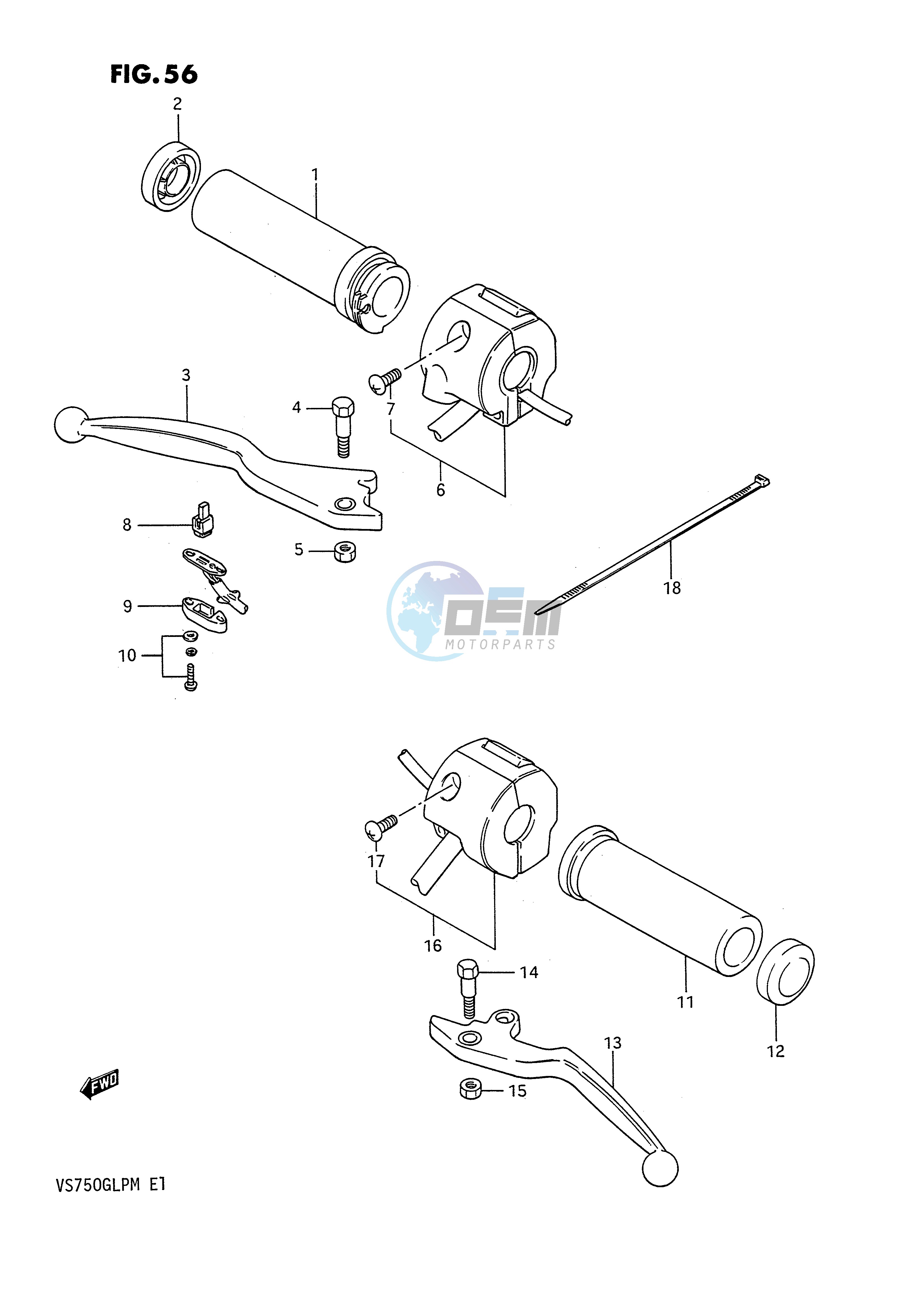 HANDLE SWITCH (MODEL F G H J)