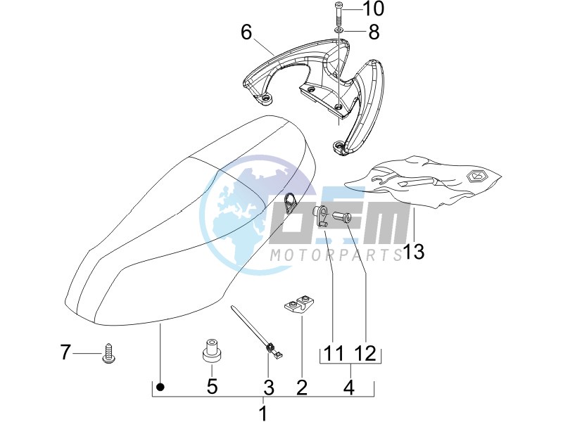 Saddle seats - Tool roll