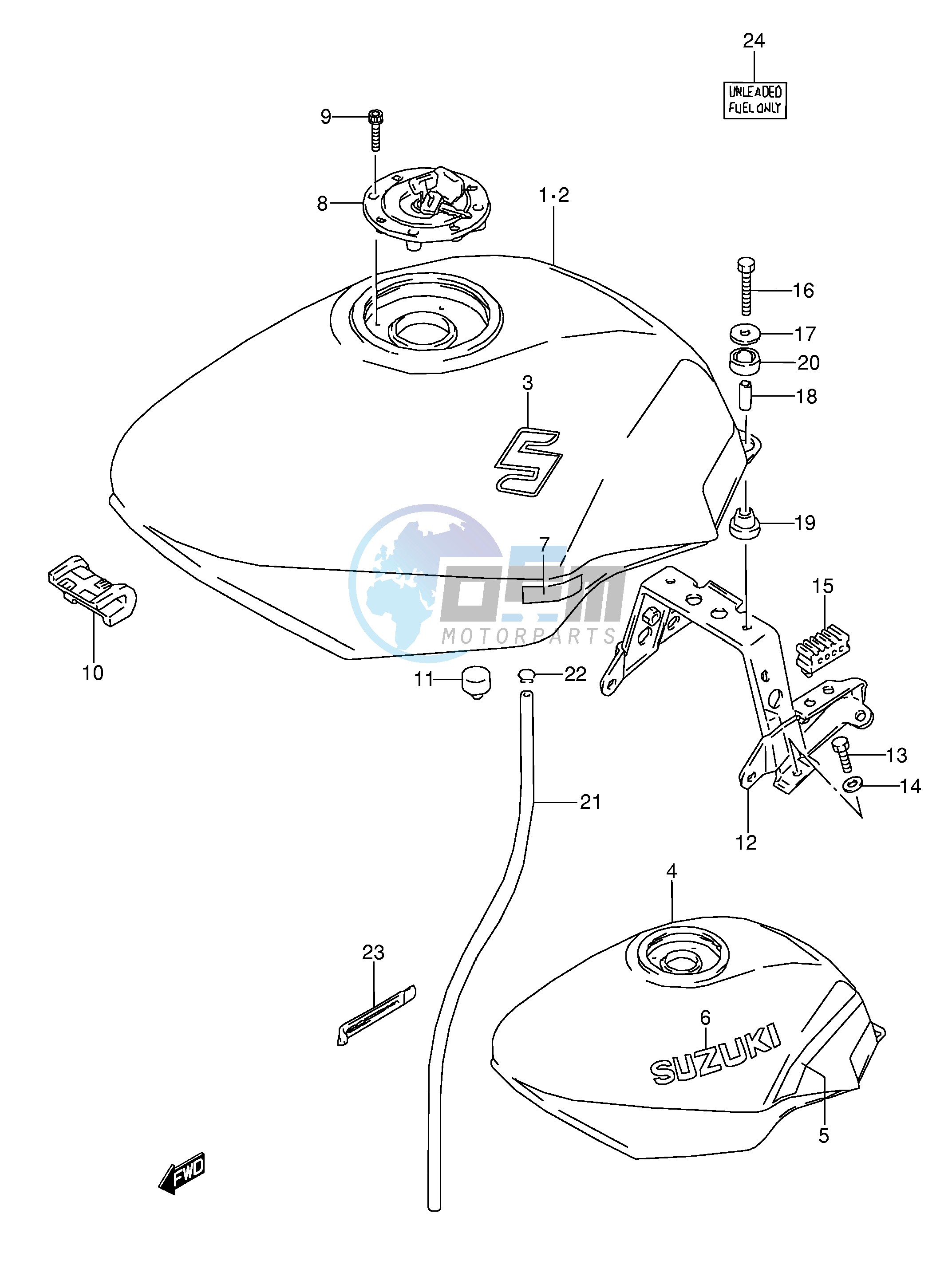 FUEL TANK (MODEL J K L)