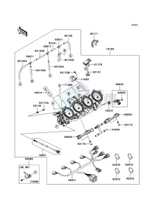 NINJA ZX-10R ZX1000E8F FR GB XX (EU ME A(FRICA) drawing Throttle