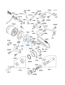 VN800 CLASSIC VN800-B10P GB XX (EU ME A(FRICA) drawing Oil Pump