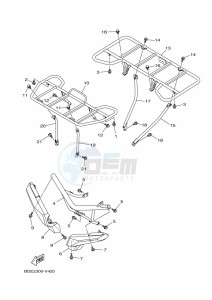 YFM700FWAD GRIZZLY 700 EPS (BLT8) drawing GUARD