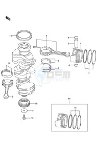 DF 250 drawing Crankshaft (DF 250S)