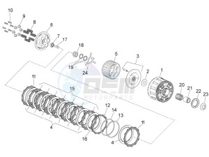 RSV4 1000 RACING FACTORY E4 ABS (EMEA) drawing Clutch