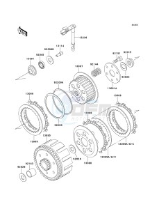 KL 250 G [SUPER SHERPA] (G4-G8 G8 CAN ONLY) [SUPER SHERPA] drawing CLUTCH