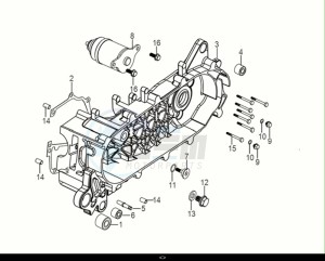 JET 14 50 (XC05W2-NL) (E5) (M1) drawing L. CRANK CASE