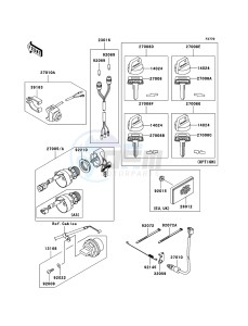 KLF250 KLF250A6F EU GB drawing Ignition Switch