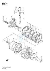 TU250X (E24) drawing CLUTCH