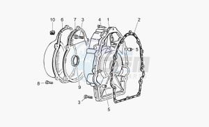 Breva 750 IE IE drawing Timing system cover