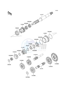 KVF 750 C [BRUTE FORCE 750 4X4I] (C6F-C7F) C7F drawing TRANSMISSION