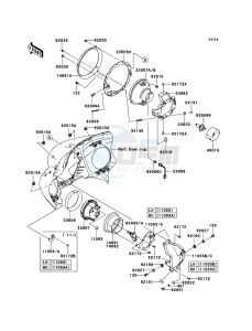 VN1700_VOYAGER_ABS VN1700B9F GB XX (EU ME A(FRICA) drawing Headlight(s)