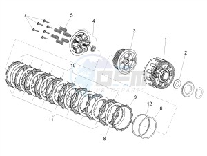 DORSODURO 900 E4 ABS (EMEA) drawing Clutch