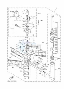 F40FETL drawing POWER-TILT-ASSEMBLY