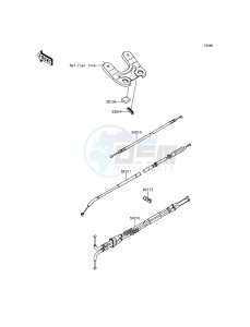 NINJA ZX-6R ZX600RGF FR GB XX (EU ME A(FRICA) drawing Cables