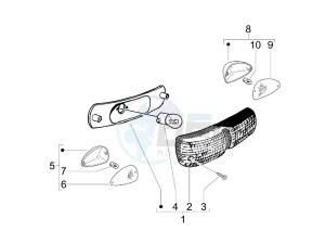 storm 50 drawing Tail light - Turn signal lamps