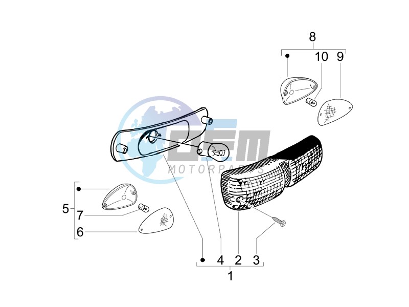 Tail light - Turn signal lamps