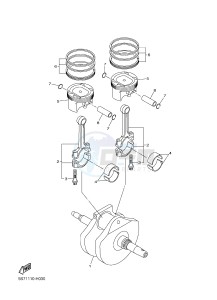 XVS950CR XV950R XV950 R-SPEC (B33A) drawing CRANKSHAFT & PISTON