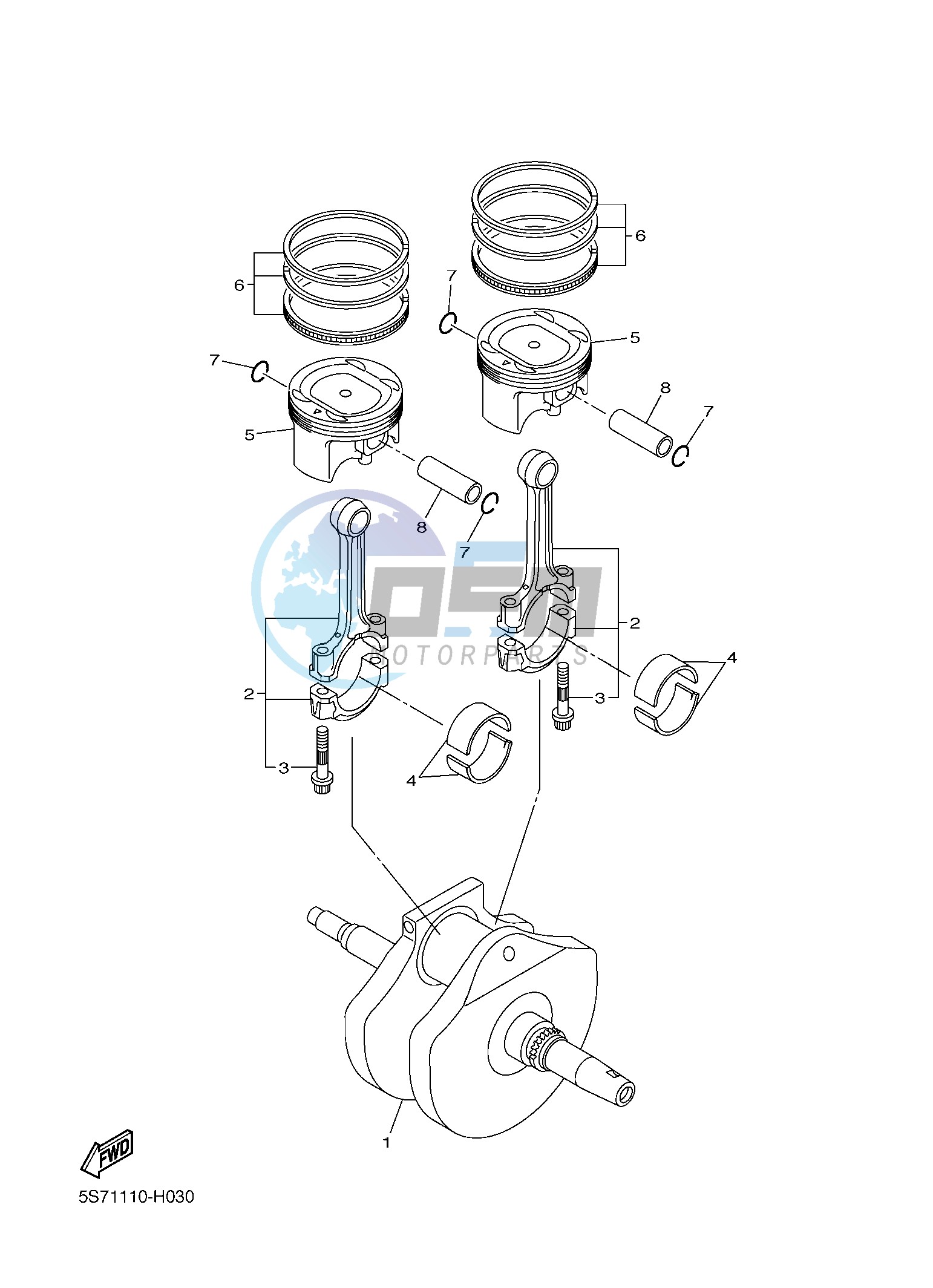 CRANKSHAFT & PISTON