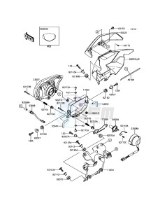 KLX250 KLX250SHF XX (EU ME A(FRICA) drawing Headlight(s)