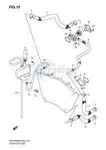 GSX-R600 (E2) drawing RADIATOR HOSE