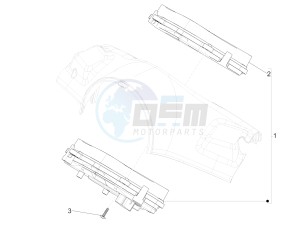 PRIMAVERA 50 2T NOABS E2-E3 (EMEA, APAC) drawing Meter combination - Cruscotto