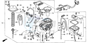 NSS250 drawing CARBURETOR