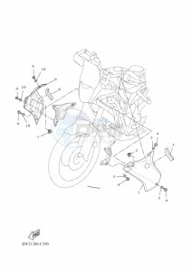 XTZ690-U TENERE 700 (BW32) drawing COWLING 2