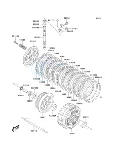 KSF 400 A [KFX400) (A1-A3) [KFX400) drawing CLUTCH-- A3- -