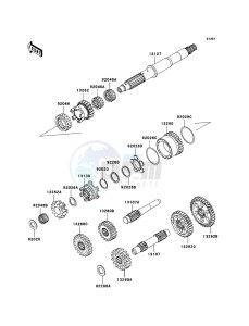 KVF750 4x4 KVF750-A1 EU GB drawing Transmission