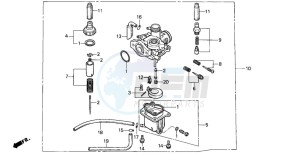 PK50 drawing CARBURETOR