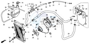 FJS400D SILVER WING drawing RADIATOR