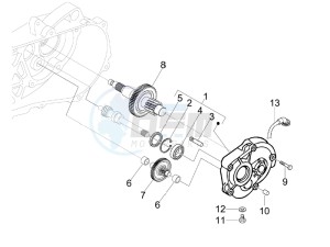 Fly 50 4t (25-30 kmh) drawing Reduction unit