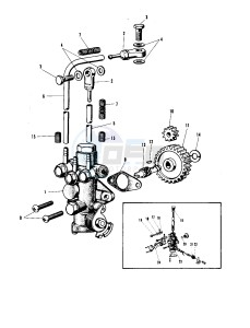 A1 250 SAMURAI drawing OIL PUMP