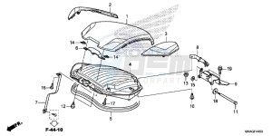 NC750SAG NC750S Europe Direct - (ED) drawing LUGGAGE LID