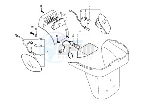 X9 EVOLUTION 125 drawing Tail lamp