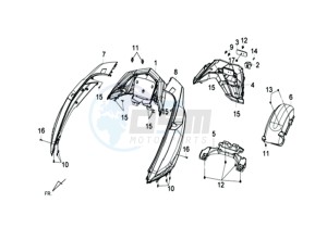 GTS 125I drawing COWLING / TAIL LIGHT