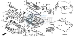 CBR1000RA9 U / ABS drawing AIR CLEANER