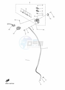 WR450F (BDB8) drawing FRONT MASTER CYLINDER