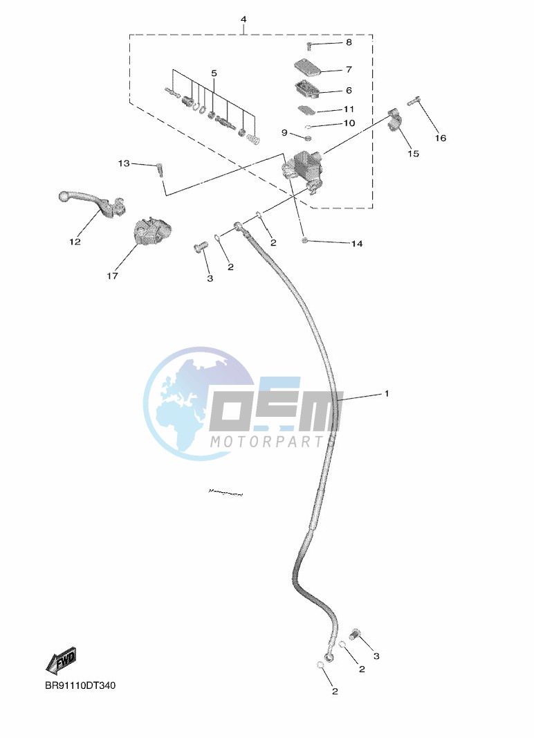 FRONT MASTER CYLINDER