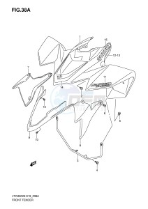 LT-R450 (E19) drawing FRONT FENDER (MODEL K7)