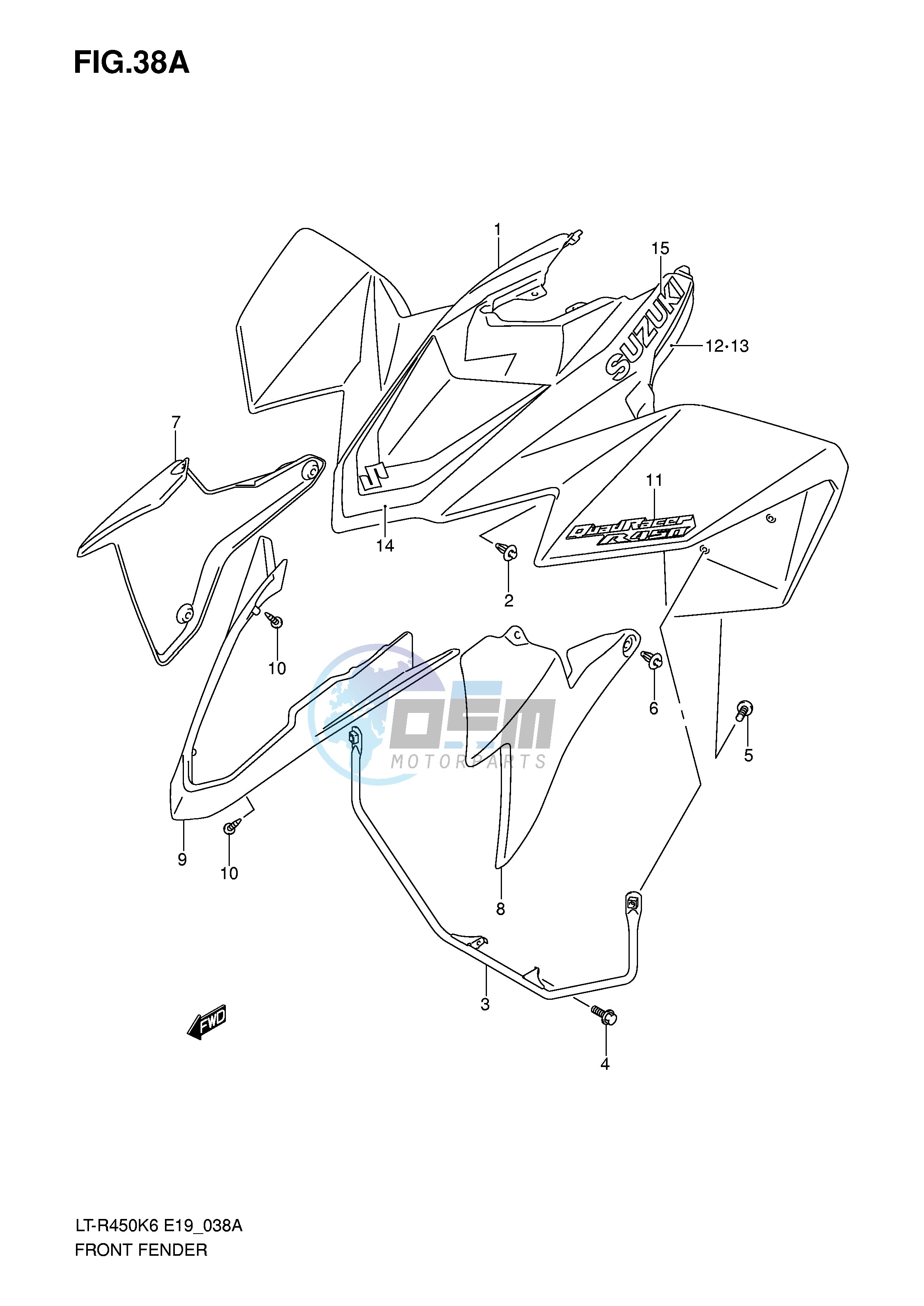 FRONT FENDER (MODEL K7)