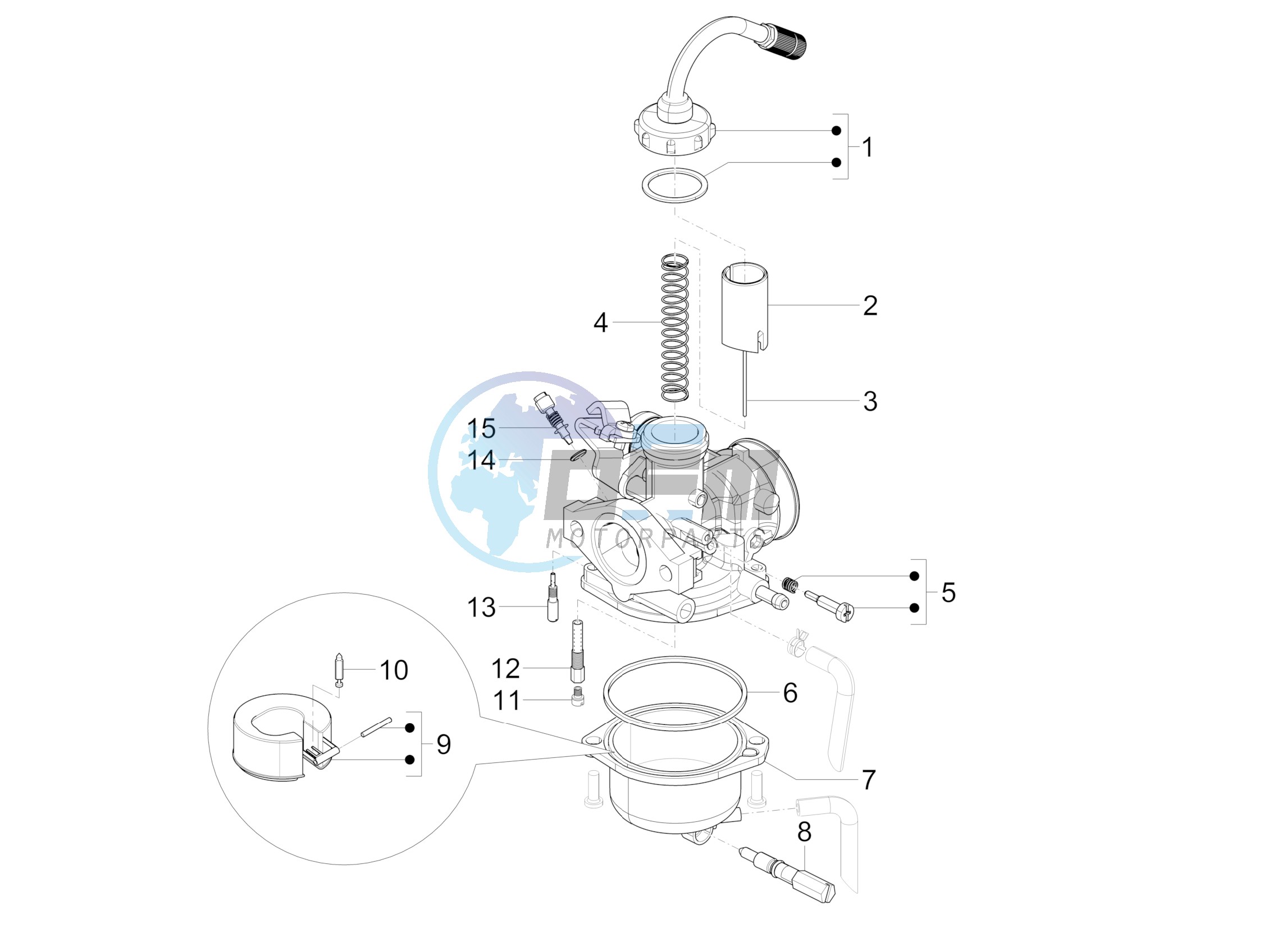 Carburetor's components