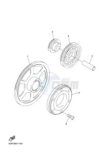 FJR1300A FJR1300-A FJR1300A ABS (B88D) drawing STARTER