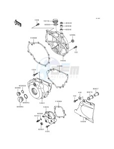 EN 500 A [VULCAN 500] (A6-A7) [VULCAN 500] drawing ENGINE COVER-- S- -