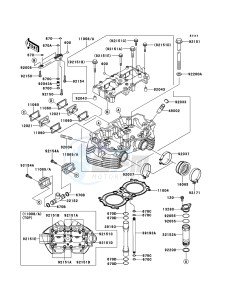 W800 EJ800AEF GB XX (EU ME A(FRICA) drawing Cylinder Head