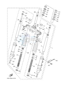 YW125 YW125CB (37D5) drawing FRONT FORK