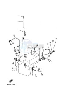 L150F drawing PROPELLER-HOUSING-AND-TRANSMISSION-L150-175-200-