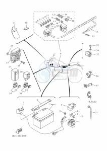 XSR700 MTM690 (BJV1) drawing ELECTRICAL 1